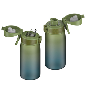 New Arrival 420ml Tritan Eco-friendly Drinkware Portable Sport Water Bottle Bpa-free One-touch Lid For Climbing Outdoor - Product Image 1