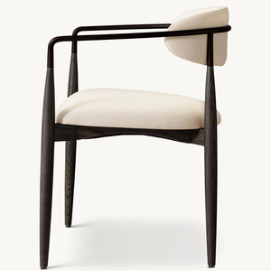 Cream Style <strong>Retro</strong> High-end Restaurant <strong>Chairs</strong> Light Luxury Creative Backrest <strong>Chairs</strong> Armrest Modern <strong>Dining</strong> <strong>Chair</strong> - Product Image 2