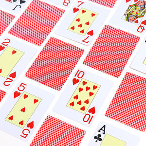 Baraja de póker personalizada, baraja de cartas de PVC con impresión de doble diseño Personal profesional, resistente al agua, 100% - Product Image 6