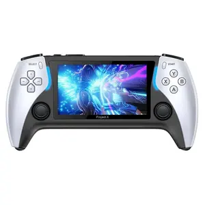 原厂IPS 4.3 ''项目-X 4k掌上游戏机控制台支持3D PSP/PS1游戏机播放器