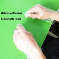 Gants en PEHD pour la cuisine Gant en plastique PE jetable de qualité alimentaire de taille personnalisée Gant pour la nourriture