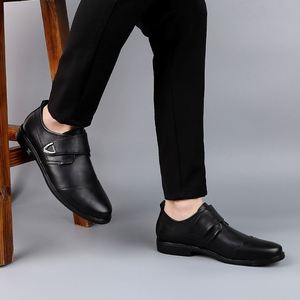 Mocassins carrés souples en cuir de vachette de créateur, à lacets, antidérapants, respirants et légers, chaussures habillées en cuir pour hommes, tailles 37-45 - Product Image 3