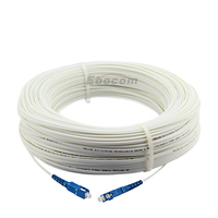 Fabricación de fábrica FTTX G657A al aire libre preconectado SC/UPC/APC Cable de fibra Cable de bajada FTTH Cable de conexión de fibra óptica