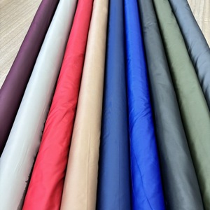 Nuevo diseño 100% poliéster respetuoso con el medio ambiente 300t Full Dull Tafetán Cire impermeable con <span class=keywords><strong>tela</strong></span> de aluminio para chaqueta de plumón - Product Image 5