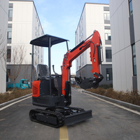 Mini-excavatrice portative QS-12J à chenilles, moteur Koop, haute efficacité et économie de carburant, pour travaux de jardinage, agricoles et civils
