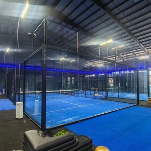 EXITO 不褪色热销竞赛级户外全景板网球球场 自有工厂销售板网球球场 - Product Image 1