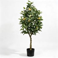 Direct van de fabriek: populaire kunstmatige citroenboom bonsai, groene plant in pot voor binnen- en buitendecoratie