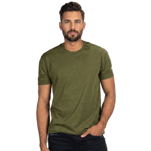 Camiseta Deportiva Ajustada Crew Fitness, 100% Poliéster, Sublimación, Personalizable con Logotipo, Camiseta Lisa para Hombre - Product Image 1