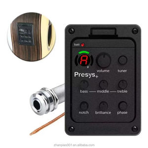 Acoustic Guitar Pickups Prefix Premium S-O-B Onboard Preamp Matrix Pickup EQ Equalizer Instrument Guitar Accessories - 18