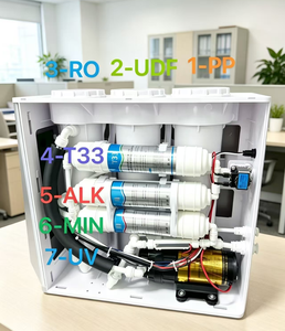 Sistema de Purificación de Agua por Ósmosis Inversa Personalizable con Filtros de Agua de 7 Etapas UV de 600 Galones para Electrodomésticos - Product Image 3
