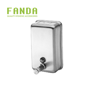 FANDA 40 OZ. DISTRIBUTEUR DE SAVON LIQUIDE VERTICAL EN ACIER INOXYDABLE FABRIQUÉ À TAIWAN - Product Image 4