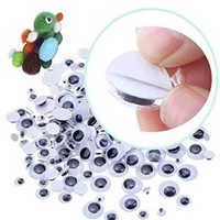 Vente en gros de gros yeux mobiles en PVC pour poupées en peluche kawaii, yeux ronds 3D géants pour la fabrication artisanale DIY