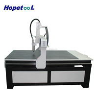 Máquina enrutadora CNC de alta precisión, husillo de bolas Hopetool para fabricación de moldes de corte de grabado acrílico de madera