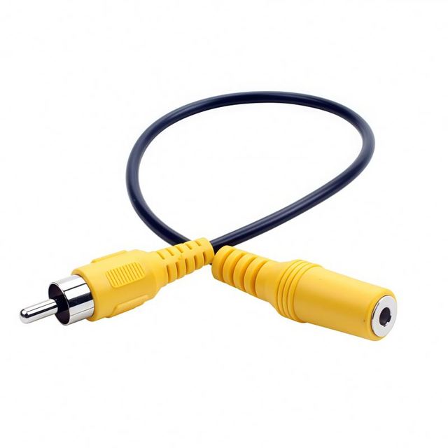 3.5mm Female to RCA Male Lotus Audio Cable Signal Transfer Cable