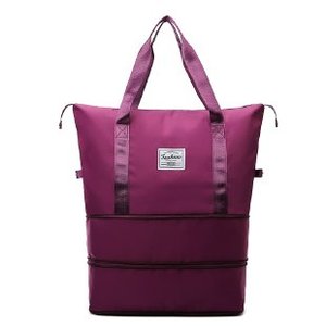 Hot Selling Custom for Pink Polyester Gym Yoga Handle Fashionable Crossbody Travel Bag for Ladies Wholesale Cheap Travel Luggage - Product Image 6