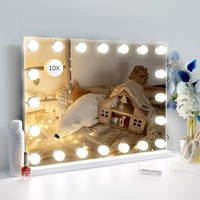 Miroir LED Tactile Haute Qualité 11 Ampoules pour Maquillage et Coiffure, Idéal Chambre, Hôtel, Salle de Bain - Vente en Gros Usine OEM