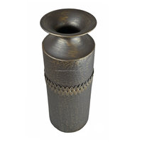 Vase de sol en fer forgé artisanal de haute qualité au design Art Déco, idéal pour la décoration intérieure et les mariages (vente en gros)