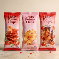 Sac Mylar Anti-Odeur 500g Haute Barrière VMPET Refermable pour Chips et Snacks en Vrac à Longue Durée de Conservation - Offre Spéciale