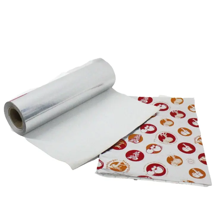 Aluminum Foil Paper Hamburger Wrap