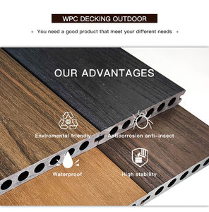Tarima de Madera Compuesta WPC Moderna, Resistente al Agua, Fabricada en Polonia, Madera Plástica Reciclada <span class=keywords><strong>para</strong></span> Exteriores, Jardín, Ingeniería, Suelos de Madera - Product Image 3
