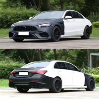 Conversion de modification automatique de l'ancien au nouveau kit de carrosserie pour mercedes-benz classe C W205 2015-2021 mise à niveau vers l'assemblage 2022 W206 C63 AMG