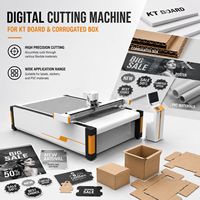 Máquina de Corte CNC Digital de Cama Plana con Cuchilla Oscilante para Cajas de Cartón Corrugado y Tablero KT