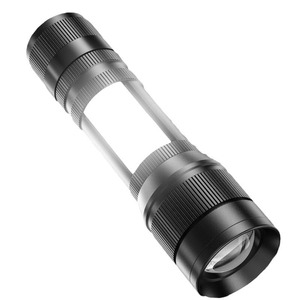 Mini linterna LED COB de haz alto recargable con zoom para camping - Product Image 2