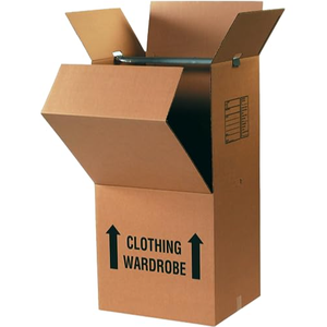 Boîte de transport professionnelle en métal pour vêtements avec rail rétractable pour déménagement portable - Product Image 2