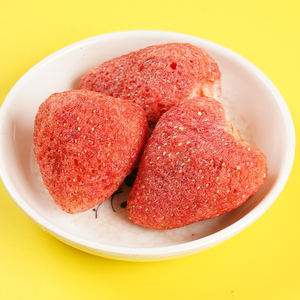 Fresas Chinas Orgánicas, Refrigerio Crujiente, Fresas Enteras Liofilizadas con Sabor Dulce, Proceso <span class=keywords><strong>de</strong></span> Secado AD, a Granel, 10 <span class=keywords><strong>kg</strong></span> - Product Image 5