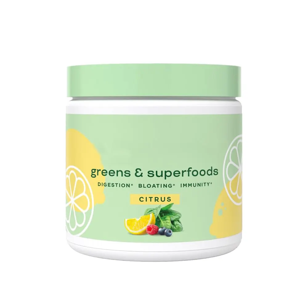 Private Label Probióticos para Saúde Digestiva Smoothie Juice Mix Super Greens Pó