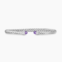   Bracelet en câble torsadé spirale 5 mm, luxe léger, haute qualité, empilable, argenté, vente en gros fabricant