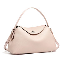 Grand sac de banlieue en cuir de vachette, simplicité urbaine, sac à bandoulière polyvalent, sac à main pour femme, grande capacité, design de niche, pour employées de bureau