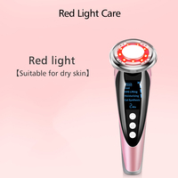 Masseur facial portable à compresse chaude et froide, micro-courant, équipement de beauté à usage domestique, appareil de soin de la peau à LED portable