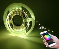 5v 12v vente en gros 5m 10m 20m 5mm rgb décoration avec contrôle sans fil contrôlé par l'application alexa tuya wifi pour tv smart led bande lumineuse