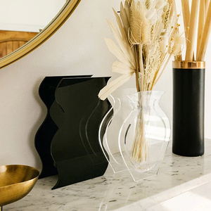 Estante de exhibición de acrílico de Carretera alta personalizado de fábrica elegante jarrón de acrílico personalizable - Product Image 3