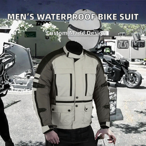 Trajes de Motocicleta Personalizados, Impermeables, Resistentes al Viento, de Secado Rápido, Unisex, de Manga Larga, de Cuero Ligero, QUALITY CRAFTS CO - Product Image 2