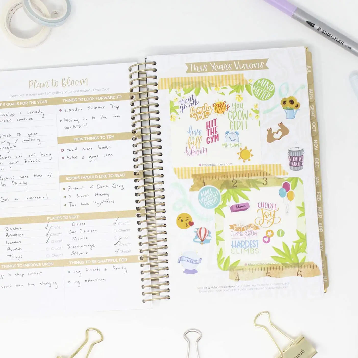 diaries custom notebook planner