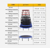 NQ SPORTS Trampolín Mini Personalizado con Logotipo OEM para Niños, Trampolín de Fitness, Trampolín de Juegos, Trampolín de Salto