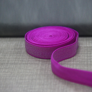 Correa de nailon para sujetador, cinta elástica lisa brillante de buena calidad, 8mm, lencería con borde <span class=keywords><strong>bies</strong></span>, cinta de superficie de satén, pedido OEM - Product Image 1