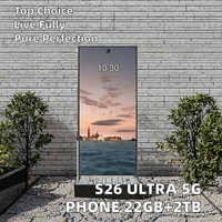 Smartphone S26 Ultra 5G, écran 6,9 pouces, Android, 22 Go de RAM, 1 To de stockage, débloqué, double SIM, grand écran, téléphone mobile