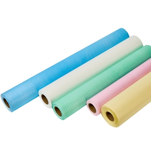 Rouleaux <span class=keywords><strong>de</strong></span> draps jetables en papier médical <span class=keywords><strong>pour</strong></span> hôpitaux, tables d'examen dentaire et tables <span class=keywords><strong>de</strong></span> spa – Idéal <span class=keywords><strong>pour</strong></span> la <span class=keywords><strong>protection</strong></span> - Product Image 1