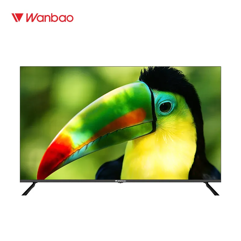Wanbao TV Pintar 4K LED, TV Android 32 Inci 43 Inci 50 Inci 55 Inci