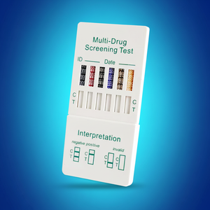 Kit <span class=keywords><strong>de</strong></span> <span class=keywords><strong>test</strong></span> rapide <span class=keywords><strong>de</strong></span> <span class=keywords><strong>dépistage</strong></span> <span class=keywords><strong>de</strong></span> drogues urinaires DEEPBLUE à 6 paramètres, utilisation manuelle, certifié CE, précision <span class=keywords><strong>de</strong></span> 99,9 % pour usage professionnel et judiciaire - Product Image 1