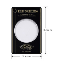 Blister scellé personnalisé pour pièce de monnaie en cuivre fin .999 de 1 oz, pour la protection de la collection de pièces de monnaie en cuivre