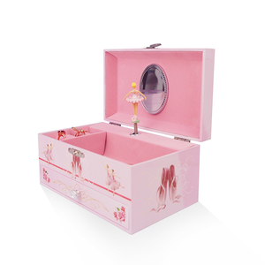 Ever Bright 6-Inch Delicate White <span class=keywords><strong>Ballet</strong></span> Gir Jewelry Music Box con cajón Caja de almacenamiento de música de alta calidad <span class=keywords><strong>para</strong></span> regalo de chico - Product Image 2