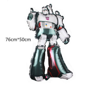 ลูกโป่งฟอยล์อะลูมิเนียมรูปบัมเบิลบีและออพติมัส ไพร์ม สำหรับตกแต่งงานวันเกิดเด็กชาย ขายส่ง - Product Image 4