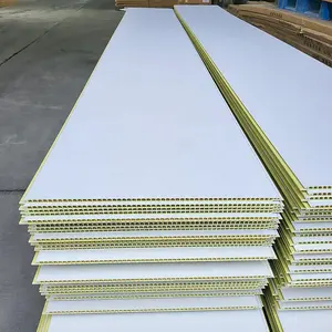 Vente en gros de panneaux de plafond 3D en fibre de bambou à bas prix intérieur moderne de haute qualité panneau mural en PVC