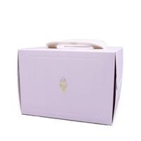 Cajas para Pasteles Personalizadas con Papel de Arte de Color Personalizado, Lámina Dorada, Reciclables y Aptas para Alimentos, para Bodas y Té de la Tarde