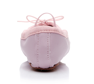 Scarpette da Danza Classica Color Carne <span class=keywords><strong>in</strong></span> <span class=keywords><strong>Pelle</strong></span> Morbida da Ballerina per Bambina - Product Image 3