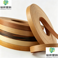 Bande de bordure Mingbang pour meubles, bande de bordure en PVC couleur unie résistante à l'usure, approvisionnement en gros pour panneaux MDF de placards